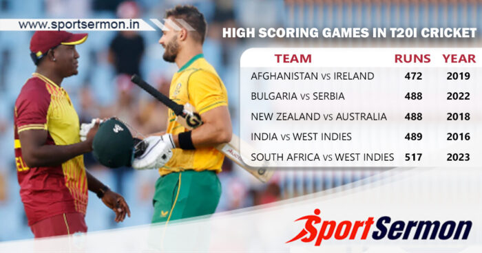 Top 5 Highest Run-scoring games in T20I cricket  
