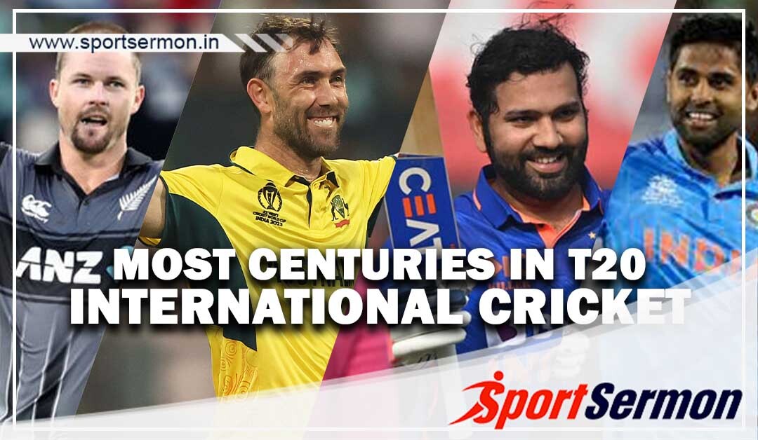 Most Centuries in T20 International Cricket  