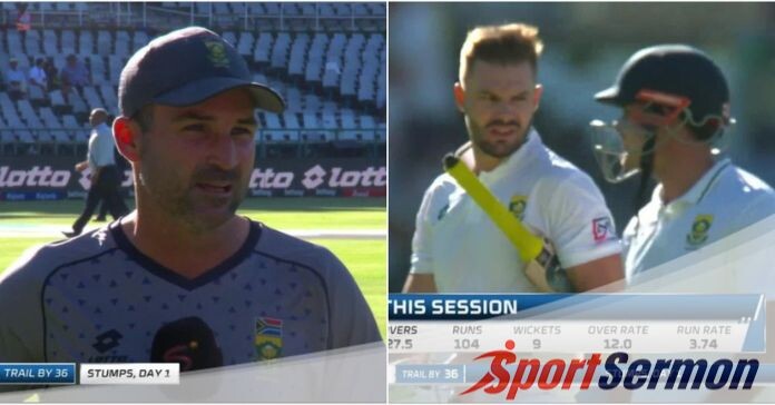 Dean Elgar Confident 100 Will be Enough 4th Innings Target   Dean Elgar Confident 100 Will be Enough 4th Innings Target