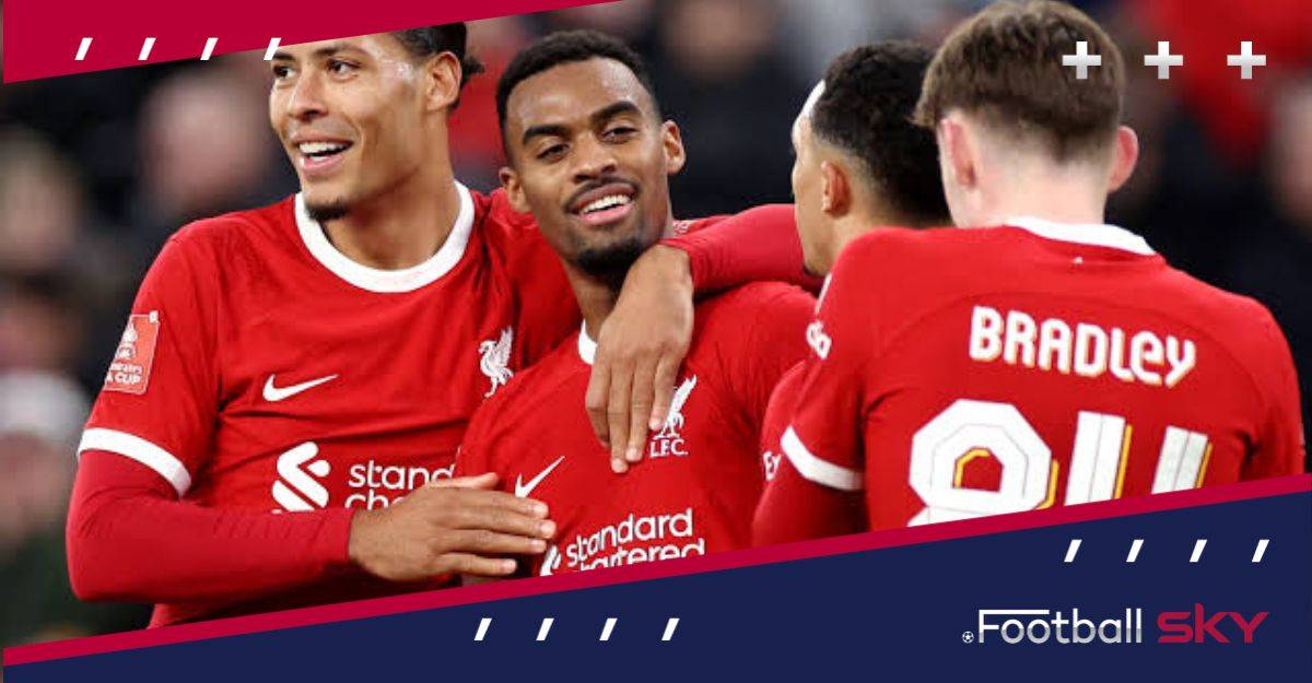 FA कप के पाँचवे दौर मे लिवरपूल ने 5-2 से नोर्विच को हराया  