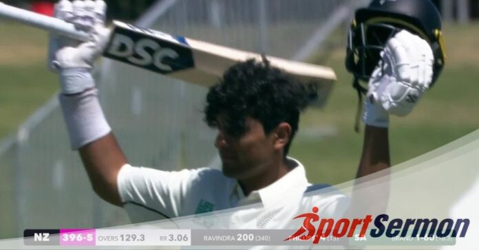 World Cup Starboy Rachin Ravindra Scores Double Ton  