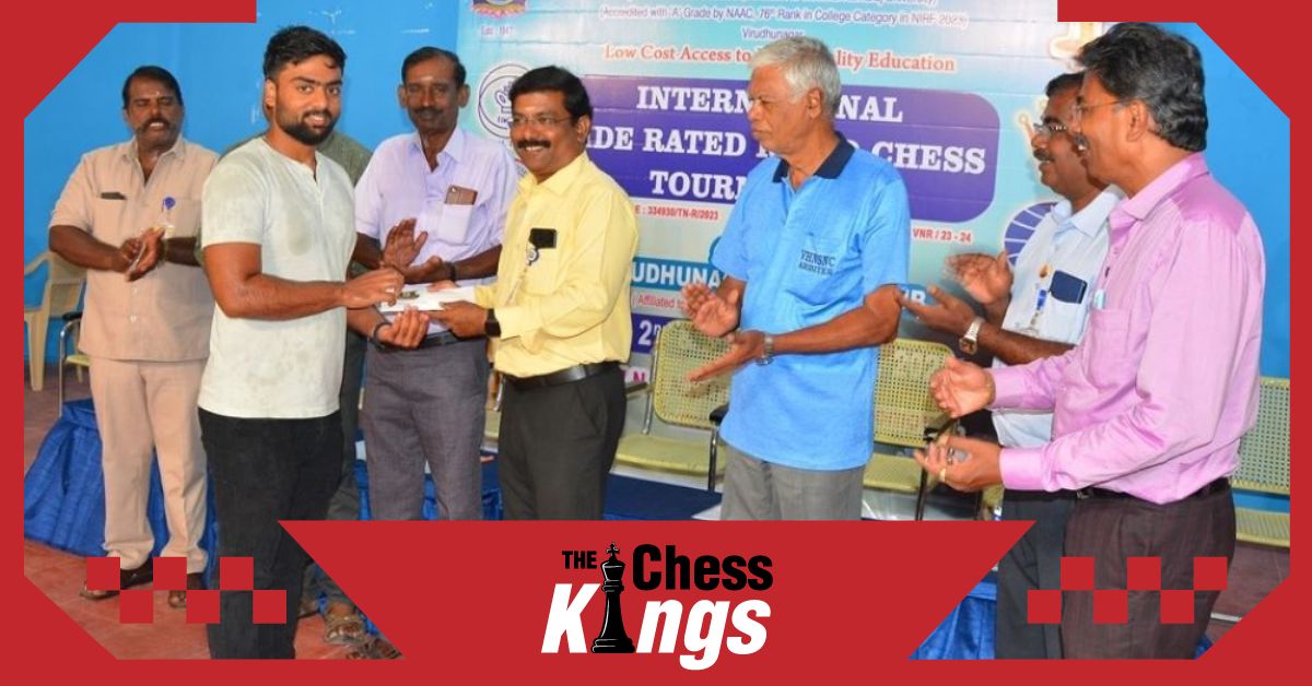 हरिकृष्णन ने जीता VHNSN College Rapid Rating Open 2023  