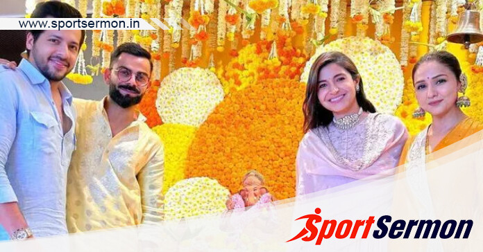 Virat-Anushka seeks Lord Ganesha Blessing ahead of CWC 2023   Virat-Anushka seeks Lord Ganesha Blessing ahead of CWC 2023