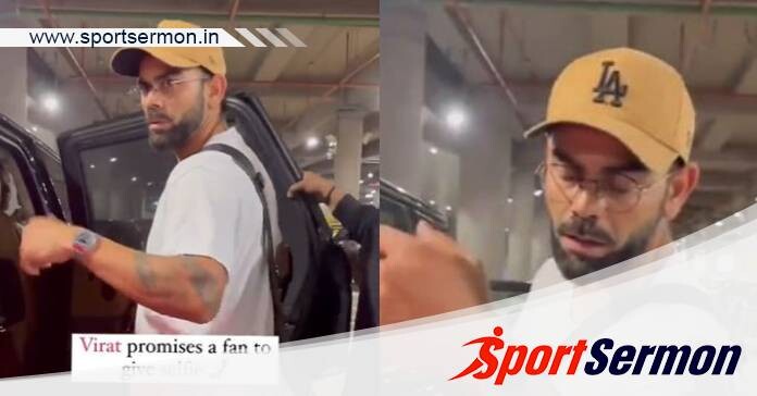 Cricketer Virat Kohli promises fan a selfie next time  