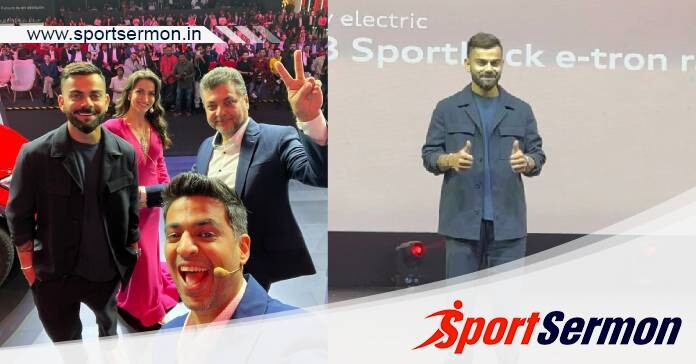 Cricketer Virat Kohli unveils the latest Audi Car!  