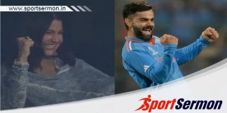 Kohli Ends 9-Year Wicket Drought; Anushka's Viral Reaction  