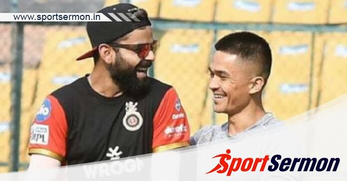 Inside Sunil Chhetri & Virat Kohli candid conversations   Inside Sunil Chhetri & Virat Kohli candid conversations
