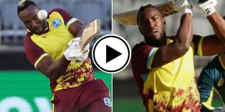 Watch: Andre Russell Carnage During AUS vs WI 3rd T20I  