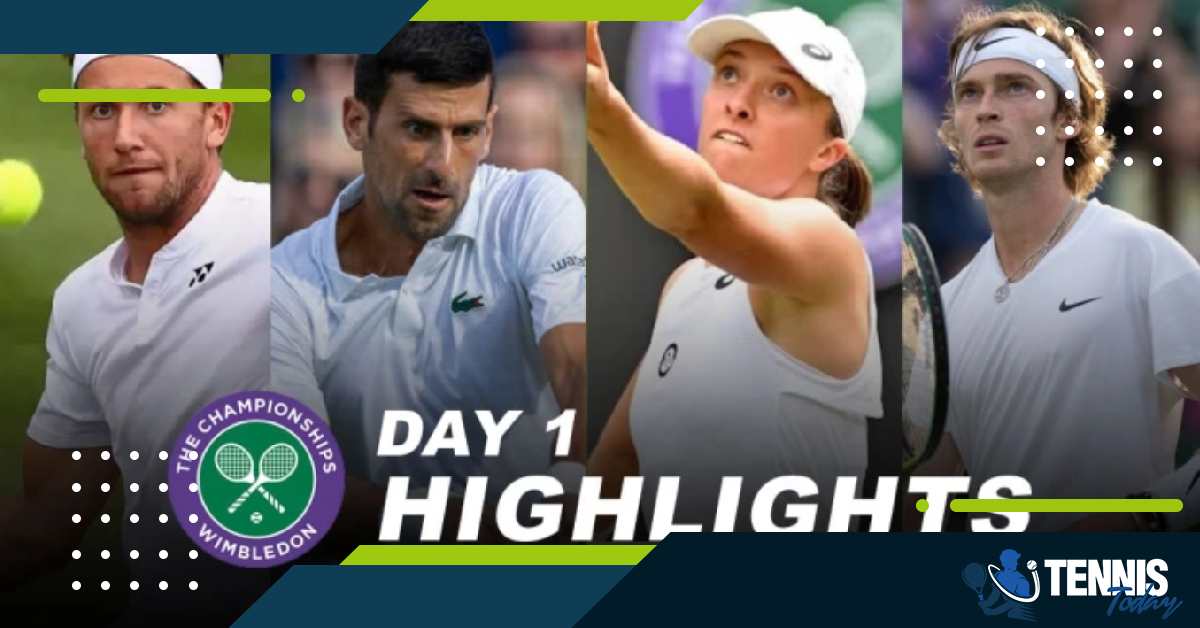 यहां देखें Wimbledon 2023 के पहले दिन की हाइलाइट्स  