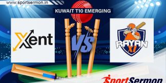 XEN vs RAY Live Score, Match 48, Kuwait T10 Emerging League  