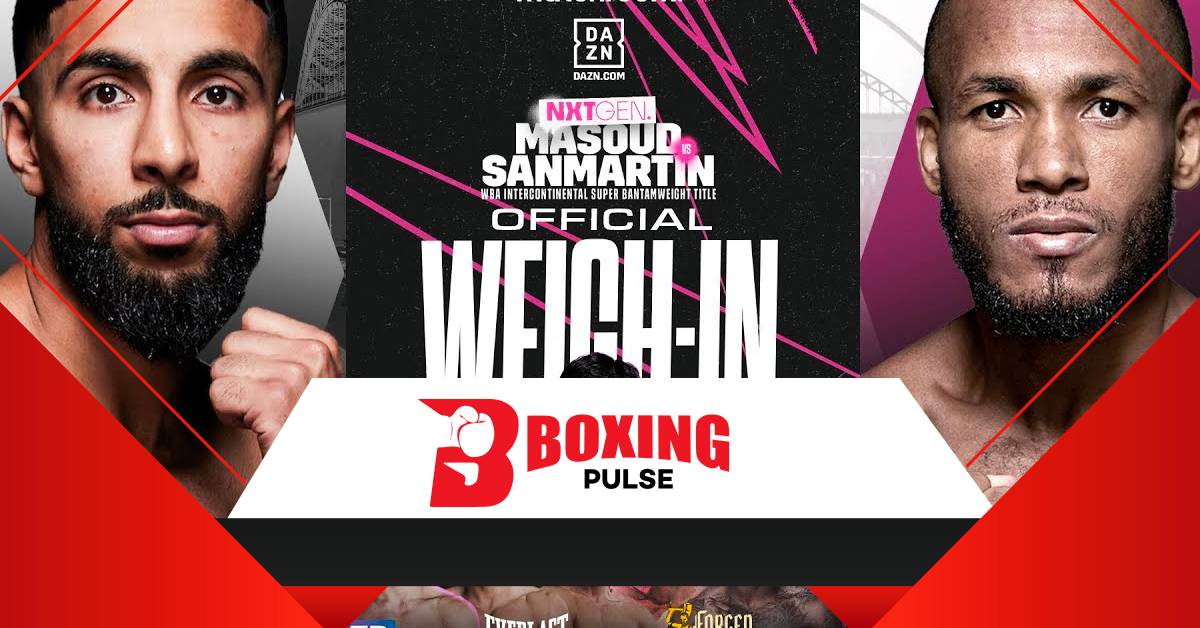 Shabaz Masoud vs Jose Sanmartin: तारीख और भविष्यवाणियाँ  