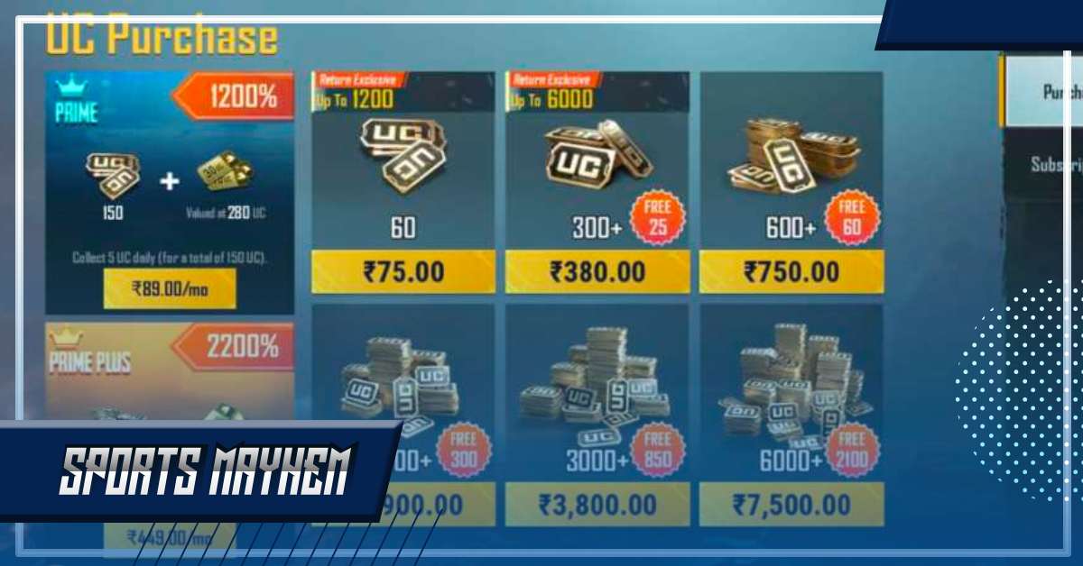 Purchase UC in BGMI: UC कैसे खरीदें, स्टेप-बाइ-स्टेप गाइड  