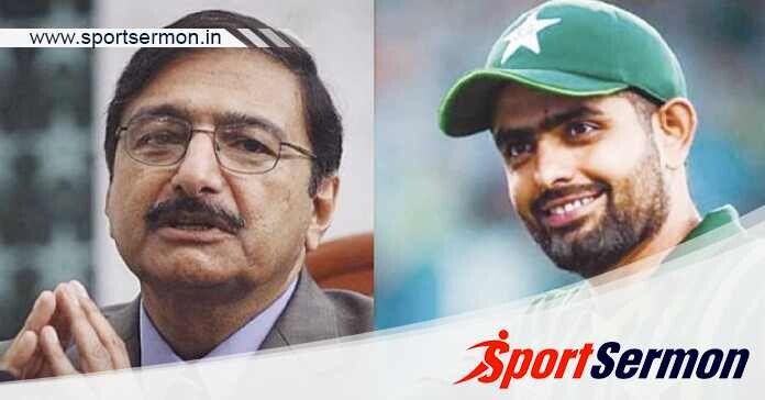 Chairman leaks cricketer Babar Azam Messages on Live TV   Chairman leaks cricketer Babar Azam Messages on Live TV