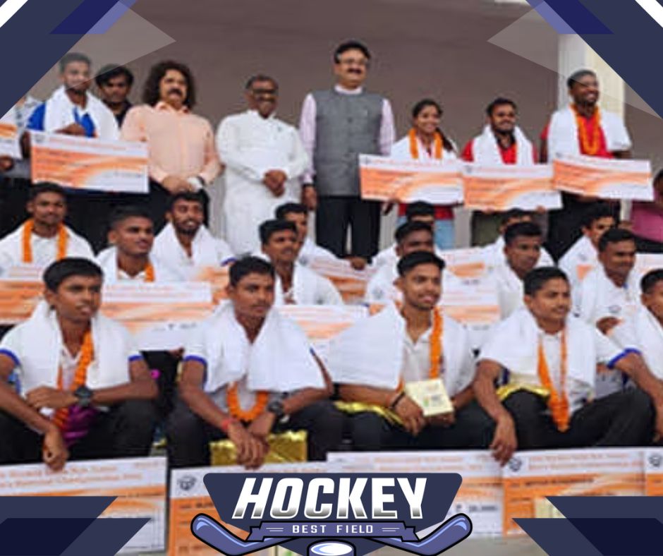 Junior Hockey Asia Cup के खिलाड़ियों का हुआ सम्मान  