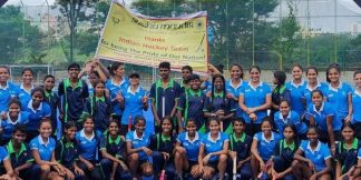 Womens Hockey Team ने Bhumi NGO के साथ ओलंपिक दिवस मनाया  