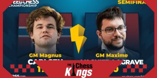 स्पीड चैम्पियनशिप के सेमी फाइनल में कार्लसन ने दी लाग्रेव को मात  