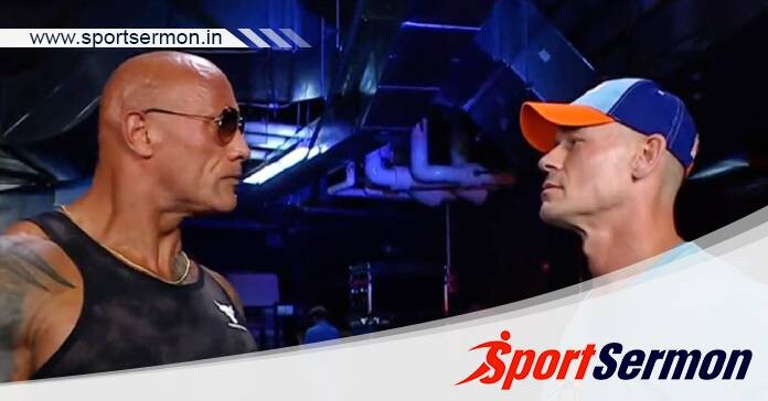 Former Rivals John Cena and The Rock appeared on SmackDown   Former Rivals John Cena and The Rock appeared on SmackDown