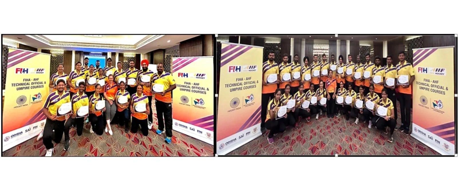 40 अधिकारियों ने FIHA- AHF लेवल 1 कोर्स पूरा किया  
