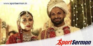 Cricketer Mukesh Kumar dances on regional song at wedding  