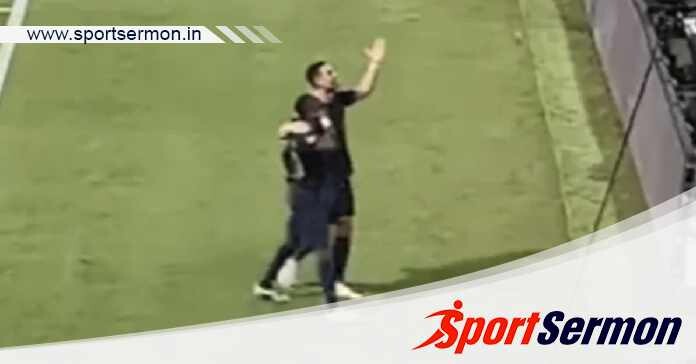 Footballer Ronaldo turns back on fans chanting 'Messi'  