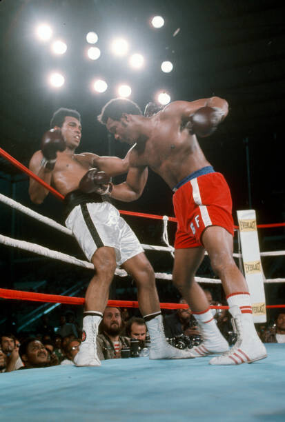Ali vs Foreman, 1974's rope-a-dope in Rumble in the Jungle  