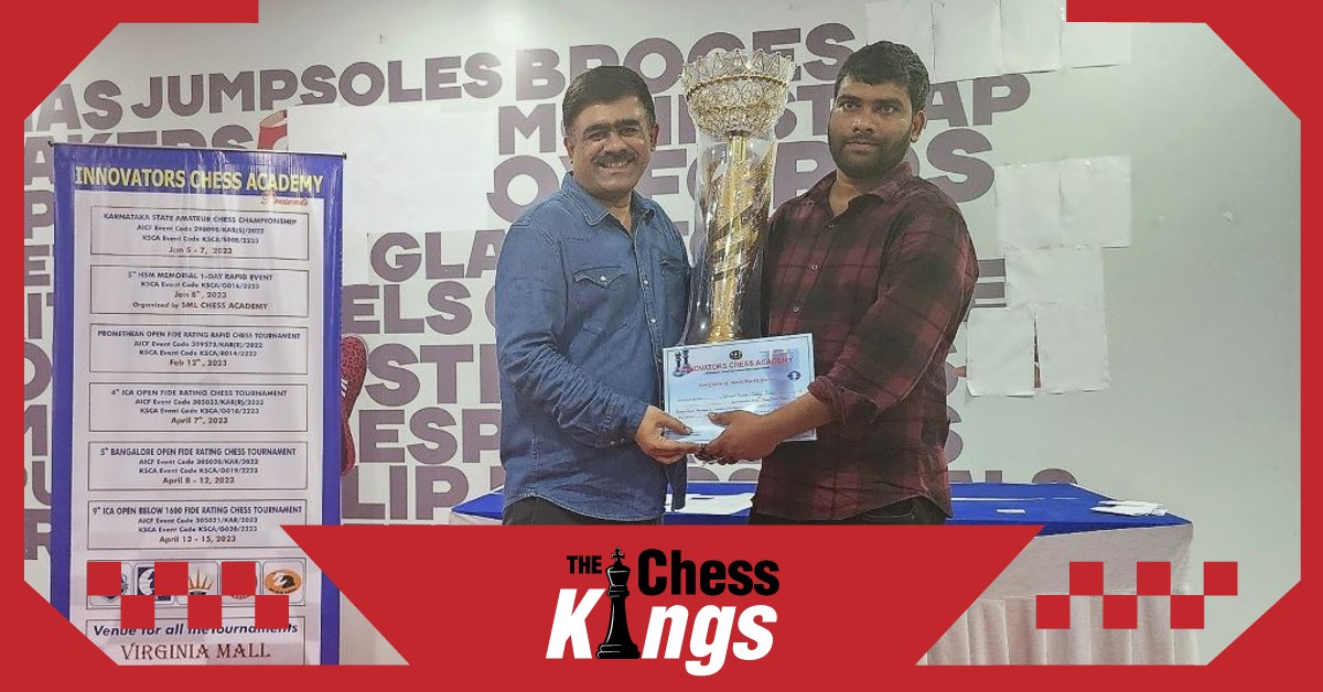 भरत कुमार ने जीता पांचवां  बैंगलोर रेटिंग ओपन 2023  