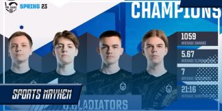 Gaimin Gladiators बने PMPL यूरोप 2023 स्प्रिंग के विजेता  