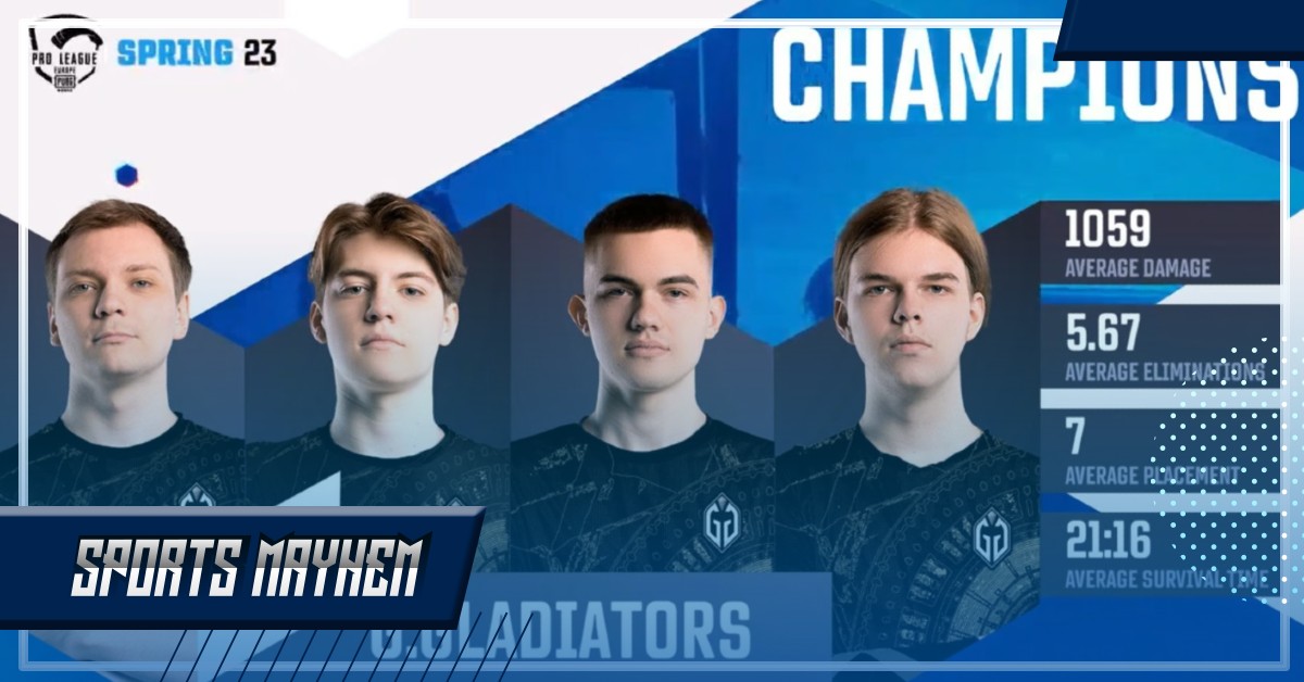Gaimin Gladiators बने PMPL यूरोप 2023 स्प्रिंग के विजेता  