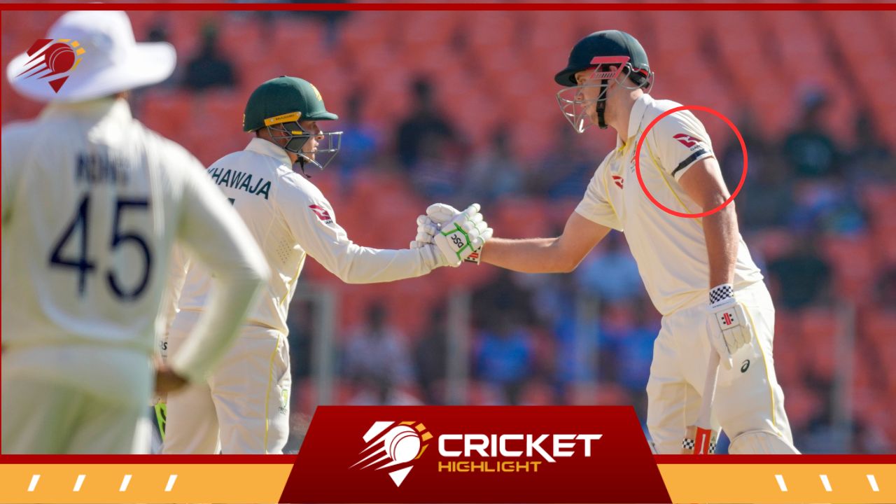 चौथे टेस्ट के दूसरे दिन ऑस्ट्रेलियाई टीम ने हाथ पर काली पट्टी क्यों पहनी?  