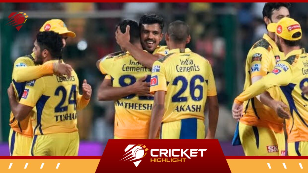 CSK vs RCB Match Highlights: सीएसके ने आरसीबी को 8 रन से हराया  