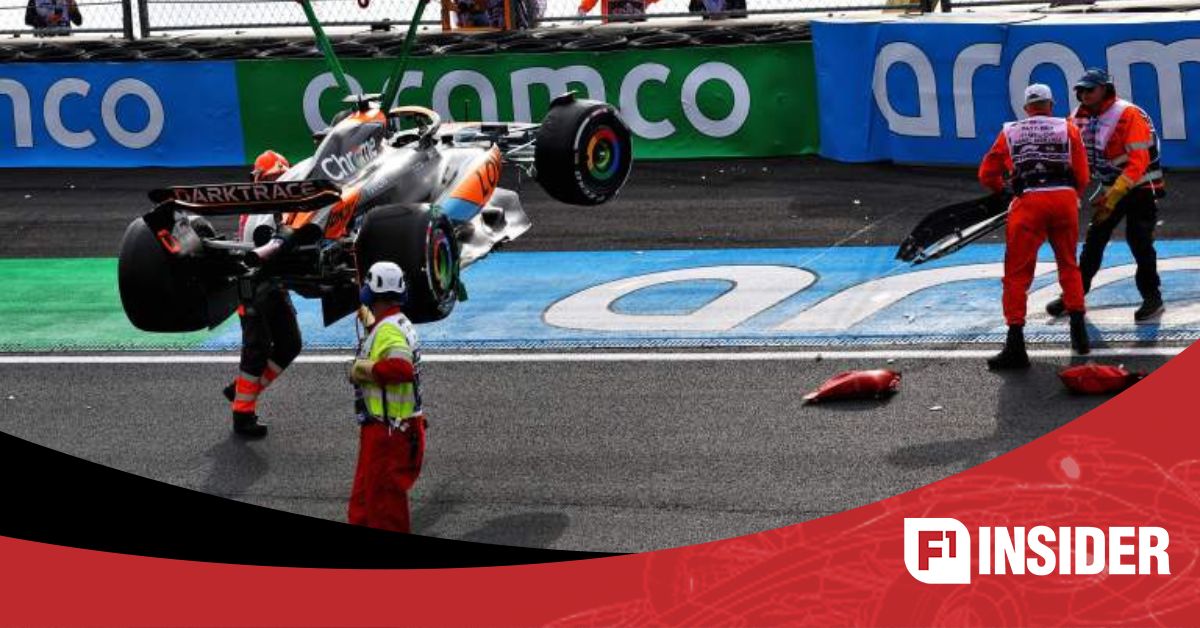 डच जीपी प्रैक्टिस में Piastri और Ricciardo की Car हुई Crash  