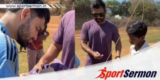 Batter Rinku Singh hits young cricketer with his 'six'  