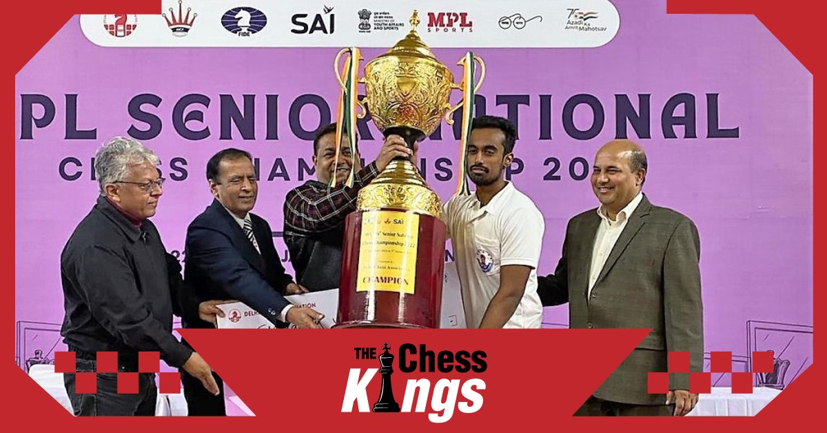 GM कार्तिक ने अपने नाम की 59वीं राष्ट्रीय सीनियर शतरंज चैंपियनशिप  