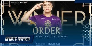 Order ने जीता इस साल "मोबाईल Esports प्लेयर ऑफ द ईयर अवॉर्ड"  