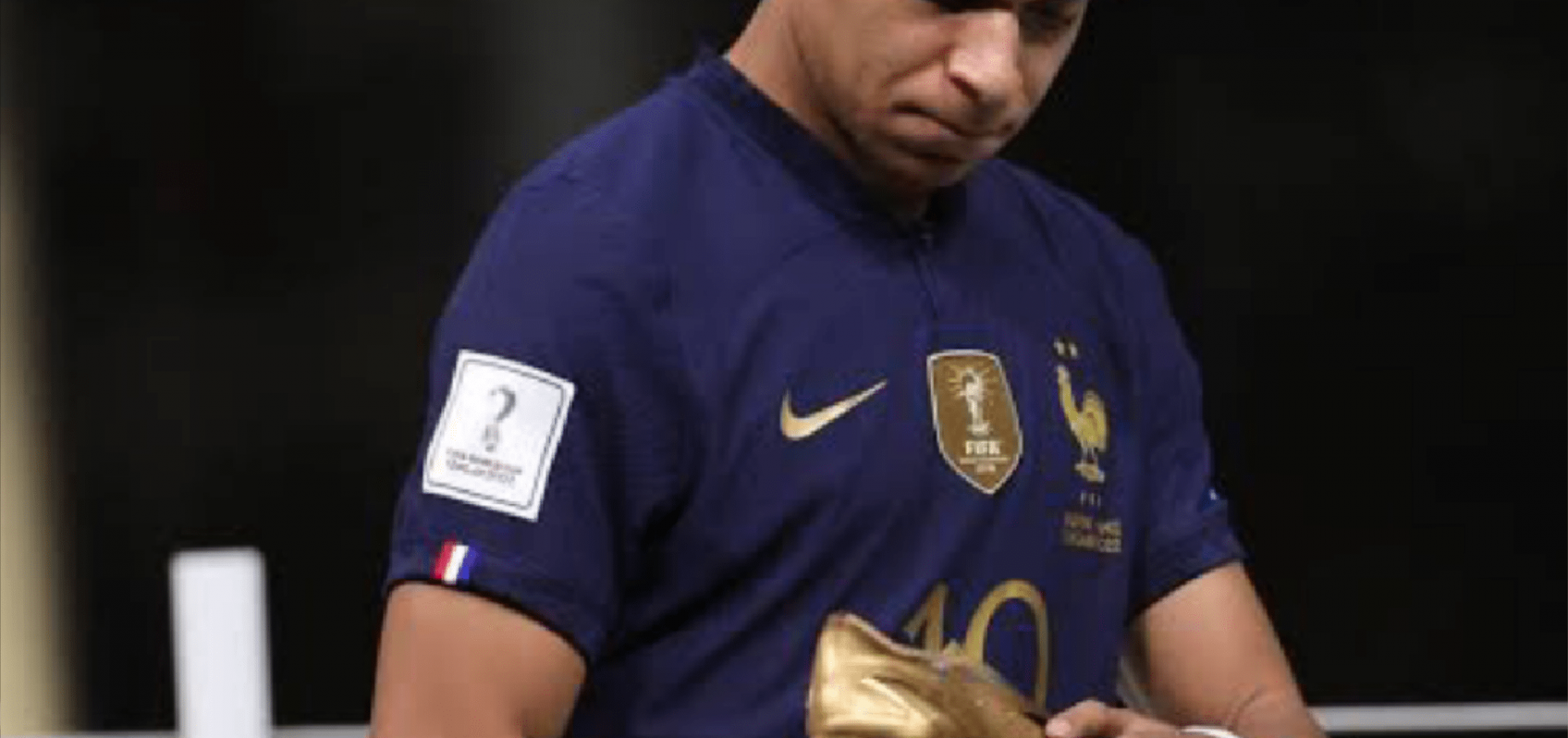 Mbappe ने जीता गोल्डन बूट का अवार्ड दिखे दुखी  