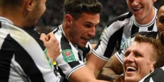 New castle ने लीसेस्टर सिटी को हराकर काराबो कप के सेमी फाइनल मे  