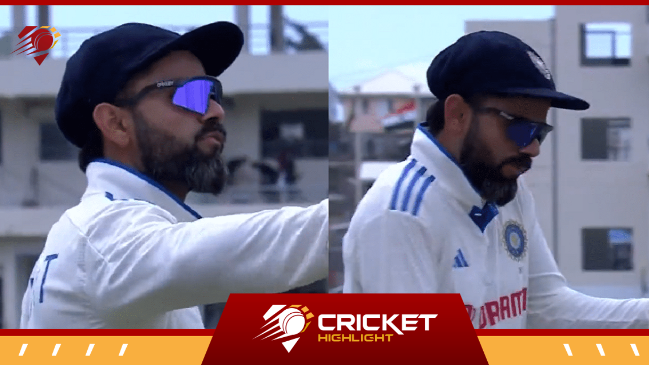 मैदान पर Virat Kohli का शानदार Dance हुआ Viral, आप भी देखें   मैदान पर Virat Kohli का शानदार Dance हुआ Viral, आप भी देखें