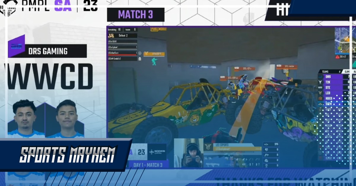 PMPL साउथ एशिया 2023 ग्रैंड फिनाले: DRS Gaming पहले दिन शीर्ष पर  