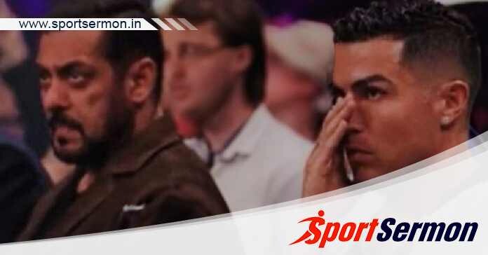 Footballer Cristiano Ronaldo spotted with actor Salman Khan   Footballer Cristiano Ronaldo spotted with actor Salman Khan