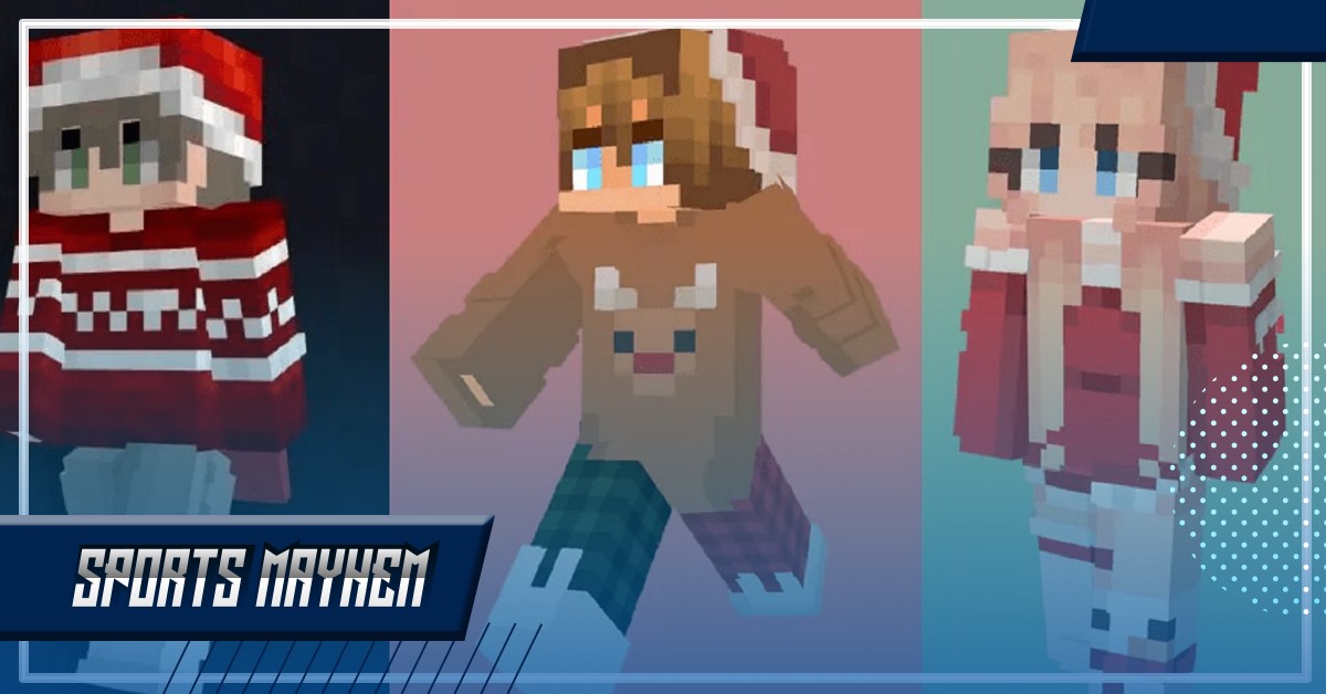 Minecraft में क्रिसमस 2022 के लिए टॉप 3 skins  
