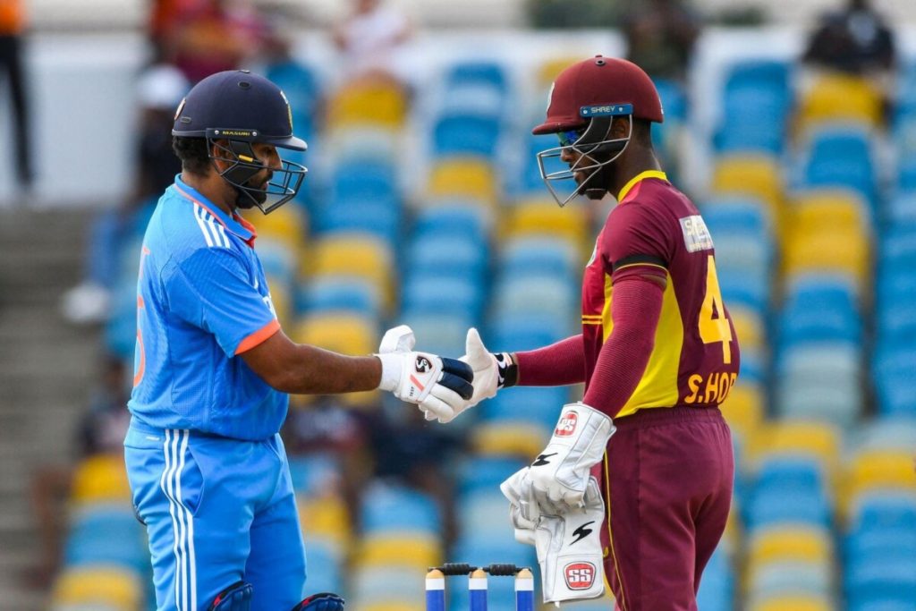 West Indies' lowest ODI scores against India  