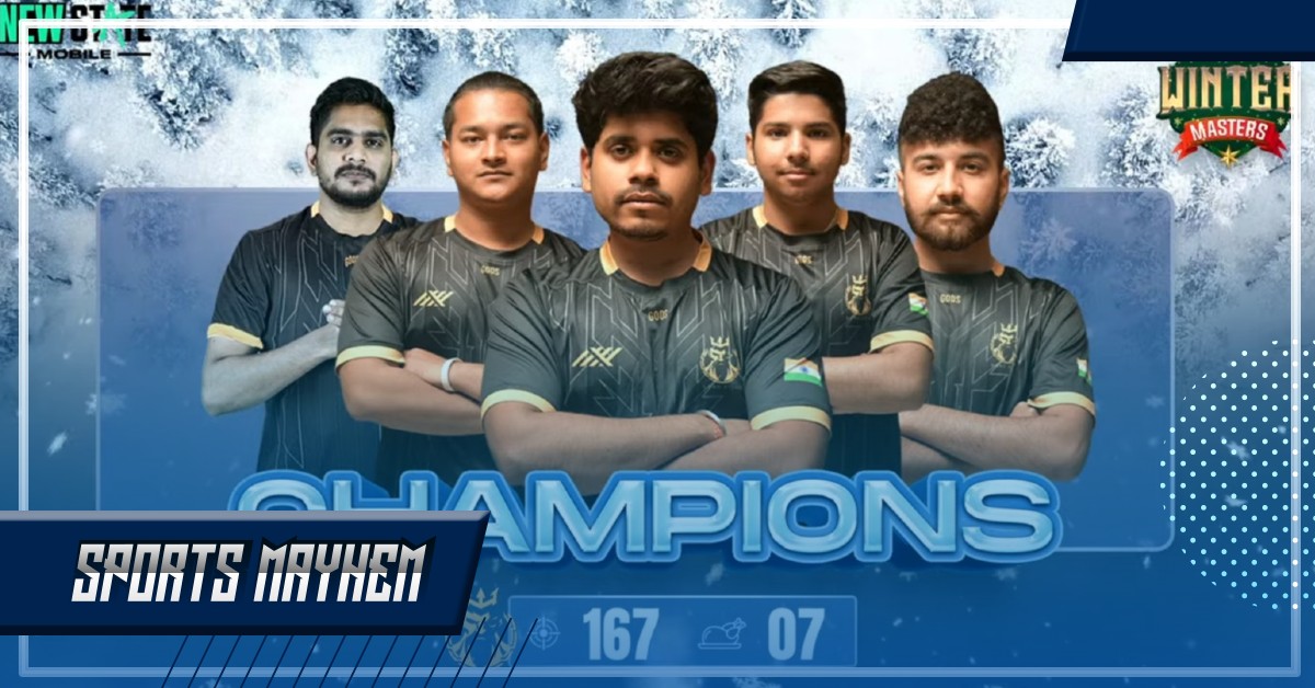 Gods Reign ने जीता PUBG New State विंटर मास्टर्स  