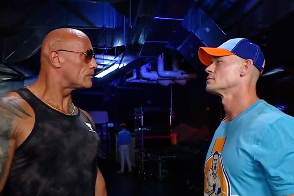 Former Rivals John Cena and The Rock appeared on SmackDown  