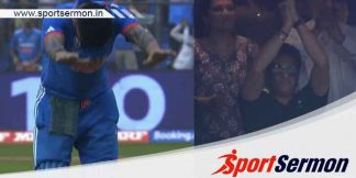 See: Cricketer Virat Kohli bows to legend Sachin Tendulkar  