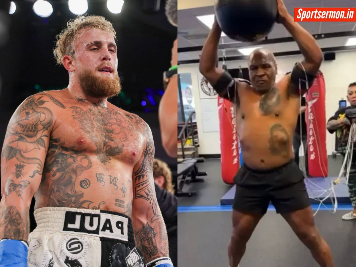Jake Paul admits getting nervous after watching Tyson's training  