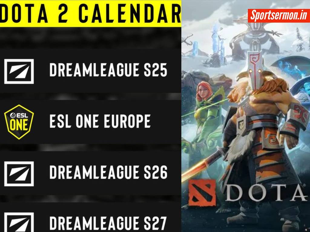 Dota 2 Calendar 2025 ESLका खुलासा, ड्रीमलीग से साल की शुरुआत