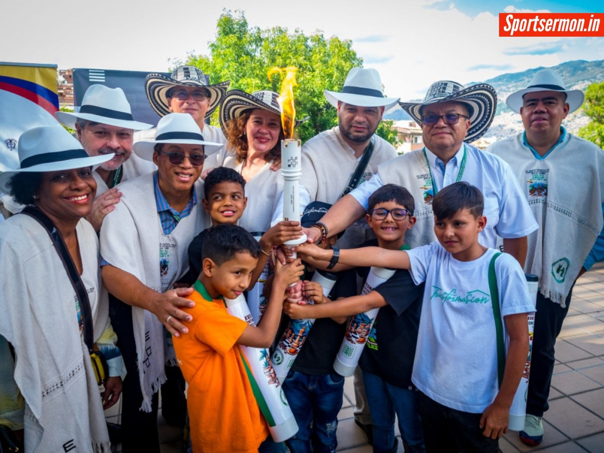 कोलंबिया पहुंची FIDE Torch Relay, मनाया गया जश्न  