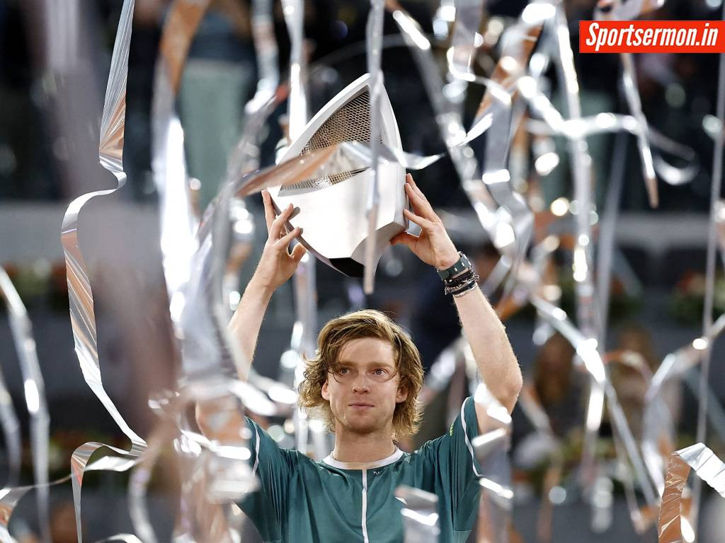 Madrid Open 2024 Winner: आंद्रे रुबलेव ने जीता मैड्रिड ओपन  