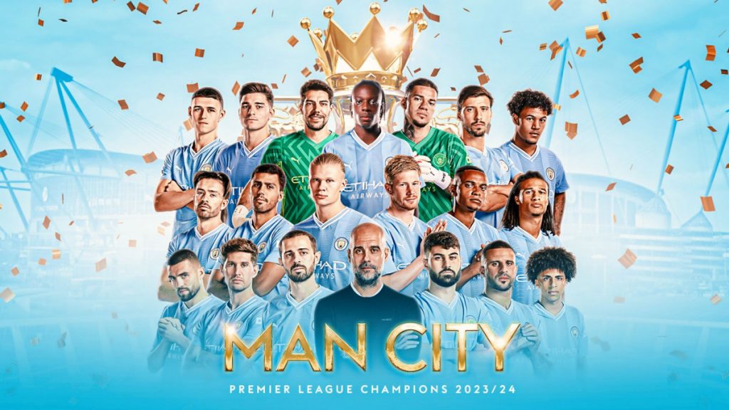 Premier League finals 2023-24: Man City win record fourth-consecutive PL title  