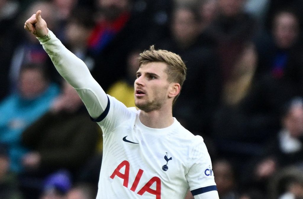 Tottenham Spurs sign Timo Werner on loan for 2024/25 season  